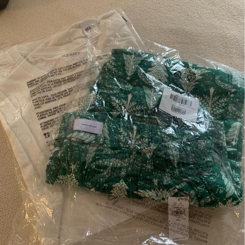 Old Navy Green and White Men's Pants